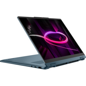 Lenovo 14'' Yoga 7 2-in-1 14AGP11, WUXGA OLED Touch, Procesor AMD Ryzen™ AI 7 445 (8M Cache, up to 4.6 GHz), 32GB LPDDR5X, 1TB SSD, AMD Radeon 840M, No OS, Tidal Teal, 3Yr Onsite Premium Care