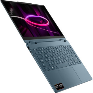 Lenovo 14'' Yoga 7 2-in-1 14AGP11, WUXGA OLED Touch, Procesor AMD Ryzen™ AI 7 445 (8M Cache, up to 4.6 GHz), 24GB LPDDR5X, 1TB SSD, AMD Radeon 840M, No OS, Tidal Teal, 3Yr Onsite Premium Care
