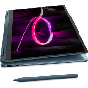 Lenovo 14'' Yoga 7 2-in-1 14AGP11, WUXGA OLED Touch, Procesor AMD Ryzen™ AI 7 445 (8M Cache, up to 4.6 GHz), 24GB LPDDR5X, 1TB SSD, AMD Radeon 840M, No OS, Tidal Teal, 3Yr Onsite Premium Care