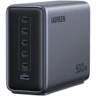 Incarcator retea Ugreen X759, 5x USB-C, 1x USB, Quick Charge 500 W, GaN, Grey