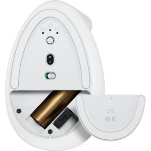 Logitech Lift Vertical Ergonomic, Alb