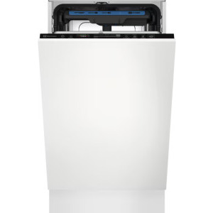 Masina de spalat vase incorporabila Electrolux EEG63410L, Slim, 10 seturi, 8 programe, Inverter, Clasa C, AirDry, SatelliteClean, Iluminare interioara, Time Beam, 45 cm