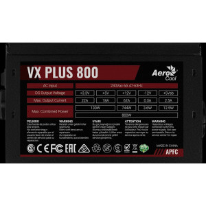 Aerocool VX PLUS 800, 800W