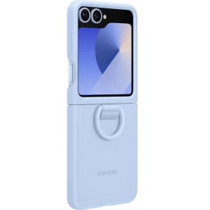 Samsung Capac protectie spate Silicon Flipsuit Blue pentru Galaxy Z Flip 6