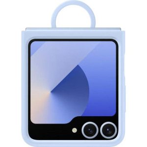 Samsung Capac protectie spate Silicon Flipsuit Blue pentru Galaxy Z Flip 6
