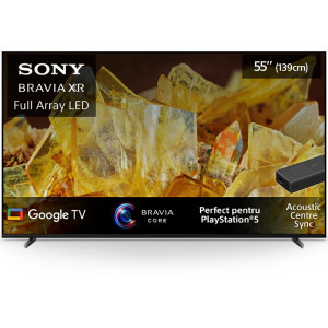 Sony Bravia Smart TV XR-55X90L Seria X90L 139cm argintiu inchis 4K UHD HDR