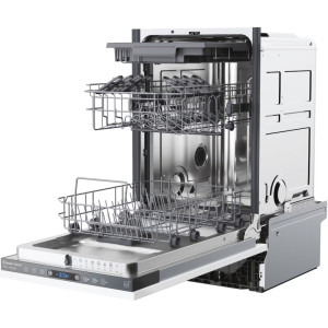 Candy CI1C7SB1FA, Slim, 11 seturi, 8 programe, Clasa C, Speed Drive Inverter, Deschidere automata usa, 45 cm