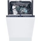 Masina de spalat vase incorporabila Candy CI1C7SB1FA, Slim, 11 seturi, 8 programe, Clasa C, Speed Drive Inverter, Deschidere automata usa, 45 cm