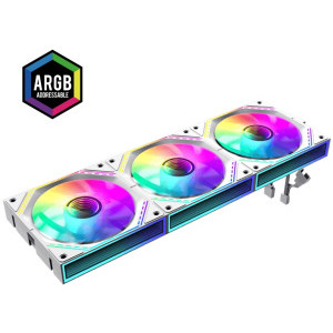 Gamemax FN12A-S3I White ARGB 120mm Three Fan Pack