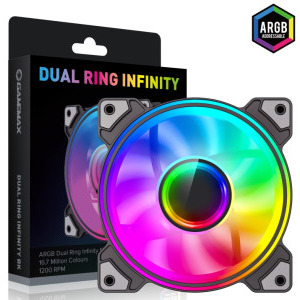 Gamemax Dual-Ring Infinity Black 120mm