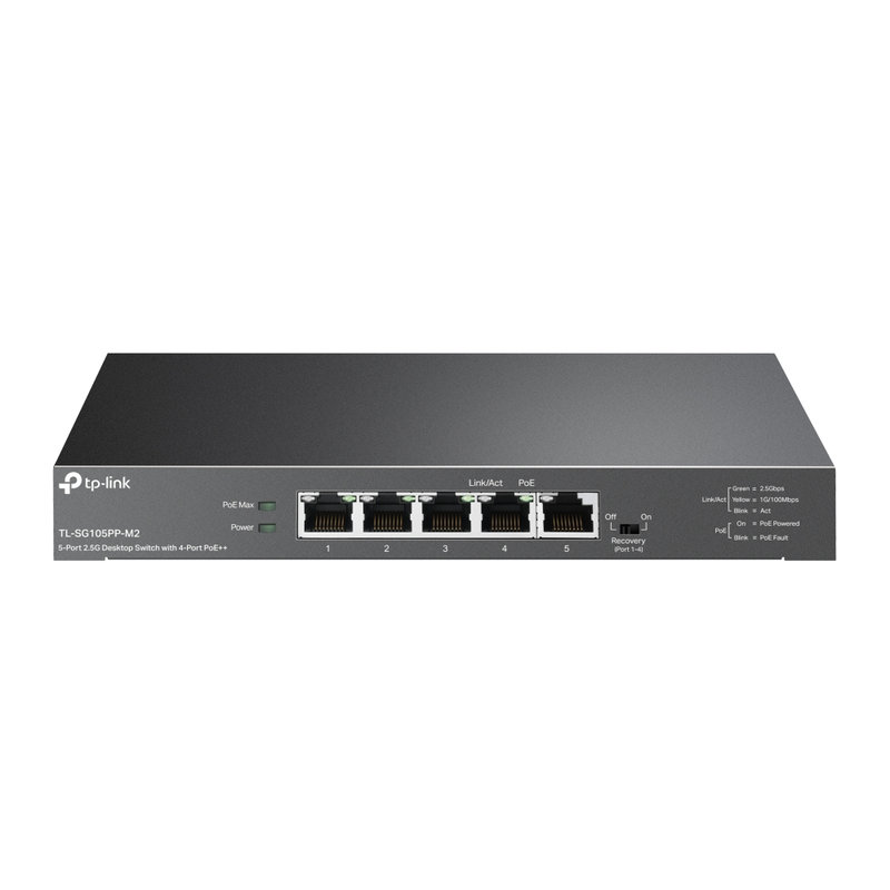 Switch TP-LINK 2.5Gigabit TL-SG105PP-M2