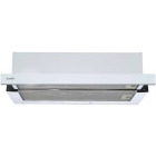 Hota incorporabila Candy telescopica CBT60RWG, Putere de absorbtie 402 m3/h, 2 trepte de viteza, Iluminare LED, Clasa C, 60 cm, Alb