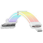 Gamemax Cablu adaptor 3x 8 pini PCI-e - 12VHPWR ARGB White