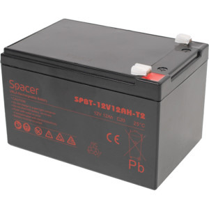 Accesoriu UPS Spacer Acumulator SPBT-12V12AH-T2 12V 12Ah