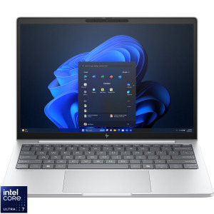 HP 13.3'' EliteBook 8 G1i 13, WUXGA IPS, Procesor Intel® Core™ Ultra 7 255U (12M Cache, up to 5.20 GHz), 32GB LPDDR5X, 1TB SSD, Intel Graphics, Win 11 Pro, Silver