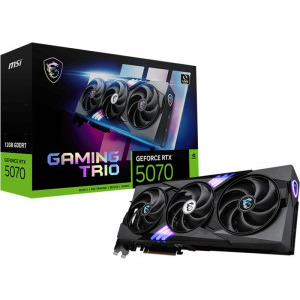 MSI GeForce RTX 5070 GAMING TRIO 12GB GDDR7 192-bit DLSS 4.0