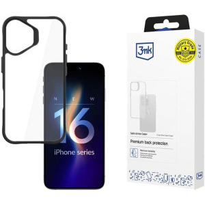 3MK Protectie pentru spate Satin Armor Case+ pentru iPhone 16, culoare Transparent