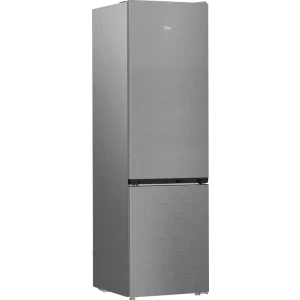 Beko B3RCNA415HXB, 415 L, Clasa D, No Frost, HarvestFresh, AeroFlow, Control electronic, 203 cm, Metal Look