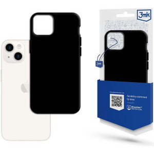 3MK Protectie pentru spate Matt pentru iPhone 15, culoare Black