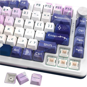 Redragon Cyrus Pro Anime TKL RGB Muticolor Huano Yellow Switch Mecanica