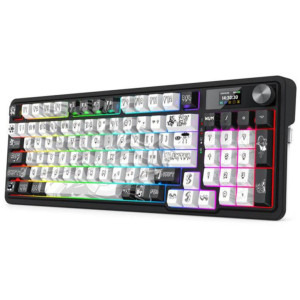 Redragon Artemis Pro Anime RGB Black-White Yellow Switch Mecanica