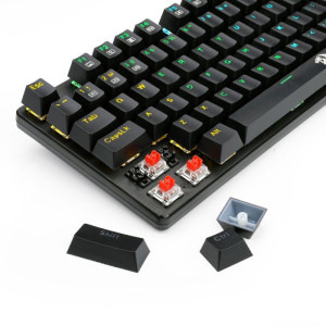 Redragon Sindri Rainbow Black Red Switch Mecanica