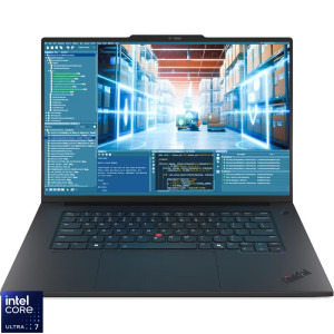 Laptop Lenovo 16 ThinkPad P1 Gen 8, WQUXGA IPS, Procesor Intel® Core™ Ultra 7 255H (24M Cache, up to 5.10 GHz), 64GB LPCAMM2 LPDDR5X, 1TB SSD, RTX PRO 2000 Blackwell 8GB, Win 11 Pro, Black