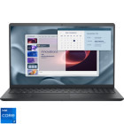 Laptop DELL 15.6'' Pro 15 Essential PV15250, FHD 120Hz, Procesor Intel® Core™ i7-1355U (12M Cache, up to 5.00 GHz), 16GB DDR5, 512GB SSD, Intel Integrated Graphics, Linux, Carbon Black, 3Yr ProSupport