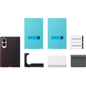 Samsung Protectie pentru spate Carbon Magnet Red pentru Galaxy Z Fold 8