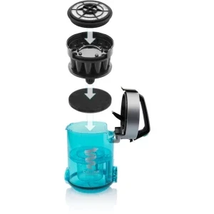 ETA Stellar 1221, fara sac, 700W, 1.5L, Negru/Albastru