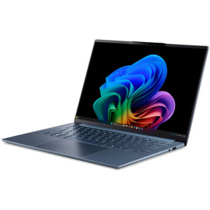 Acer 14'' Swift Go 14 AI SFG14-I71, WUXGA OLED, Procesor Intel® Core™ Ultra 7 355 (12M Cache, up to 4.70 GHz), 16GB LPDDR5X, 512GB SSD, Intel Graphics, Win 11 Home, Frost Blue
