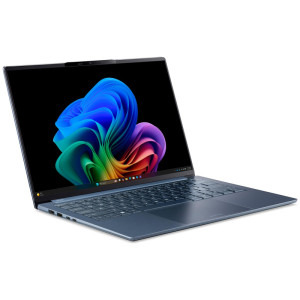 Acer 14'' Swift Go 14 AI SFG14-I71, WUXGA OLED, Procesor Intel® Core™ Ultra 9 386H (18M Cache, up to 4.90 GHz), 16GB LPDDR5X, 512GB SSD, Intel Graphics, Win 11 Home, Frost Blue