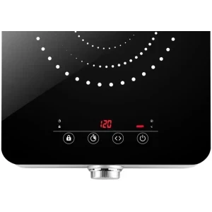 ETA Plita electrica cu inductie Indukta 0111, 1800W, Negru/Argintiu