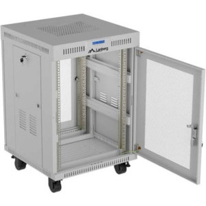 Lanberg FF01-6815-23SL 15U, Stand alone, 600 x 800, Mesh door, Gri