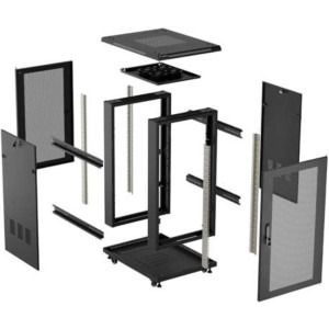 Lanberg FF01-6818-23B 18U, Stand alone, 600 x 800, Mesh door, Negru