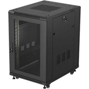 Lanberg FF01-6818-23B 18U, Stand alone, 600 x 800, Mesh door, Negru