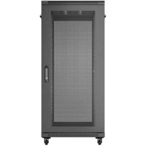 Lanberg FF01-6027-23B 27U, Stand alone, 600 x 1000, Mesh door, Negru