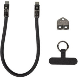 Lanberg CA-CMCM-10LN-0003-BK, USB-C Male la USB-C Male, 240 W, 0.3 m, Black