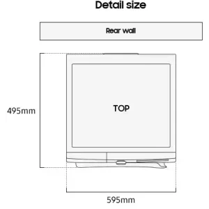 Samsung WW90FG3M05AWLF, Slim, 9 kg, 1400 RPM, Clasa A, Digital Inverter, Hygiene Steam, Alb