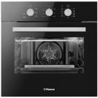 Cuptor incorporabil Hansa BOES68161, Electric, 62 L, Autocuratare hidrolitica, Grill, Clasa A, Negru