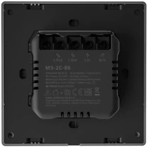 Sonoff Intrerupator Smart M5-2C-86M, Wi-Fi, Control vocal
