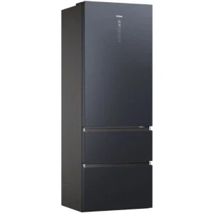 Haier HTW7720ENMB, 483 L, Clasa E, No Frost, Humidity Zone, hOn, Control electronic, 200 cm, Negru