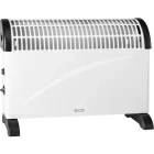 ECG Convector de podea TK 2050, 2000 W, Termostat reglabil, Alb