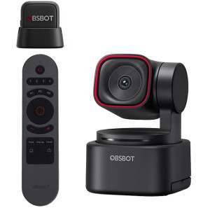 OBSBOT Tiny 3 Lite 4K Black cu telecomanda
