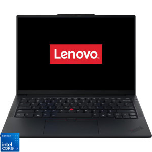 Lenovo 14'' ThinkPad E14 Gen 8, WUXGA IPS, Procesor Intel® Core™ 7 350 (6M Cache, up to 4.80 GHz), 32GB DDR5, 512GB SSD, Intel Graphics, No OS, Black