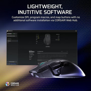 Corsair Nightsword v2 Wireless SD Stream Deck Black