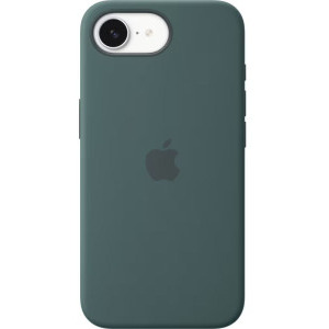 Apple Protectie pentru spate, material silicon pentru iPhone 16e, culoare Lake Green
