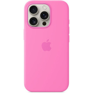 Apple Protectie pentru spate, material silicon pentru iPhone 16 Pro, culoare Peony (SEASONAL)