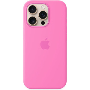 Apple Protectie pentru spate, material silicon pentru iPhone 16 Pro, culoare Peony (SEASONAL)