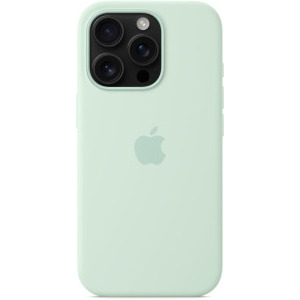 Apple Protectie pentru spate, material silicon pentru iPhone 16 Pro Max, culoare Aquamarine (SEASONAL)